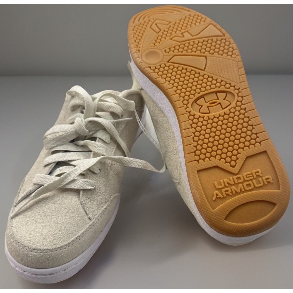 Under Armour Official Suede Quartz Sneakers Gum Sole Women 8.5 Neutral Sneaker